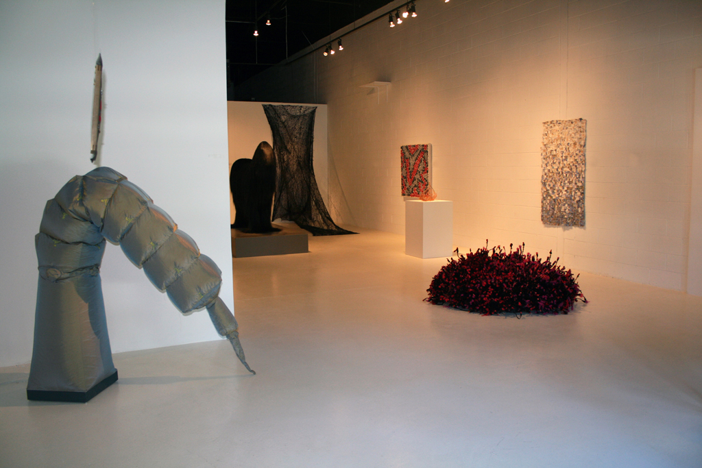 Installation view: Common Thread International exhibition Part 3, World of Threads Festival 2009.