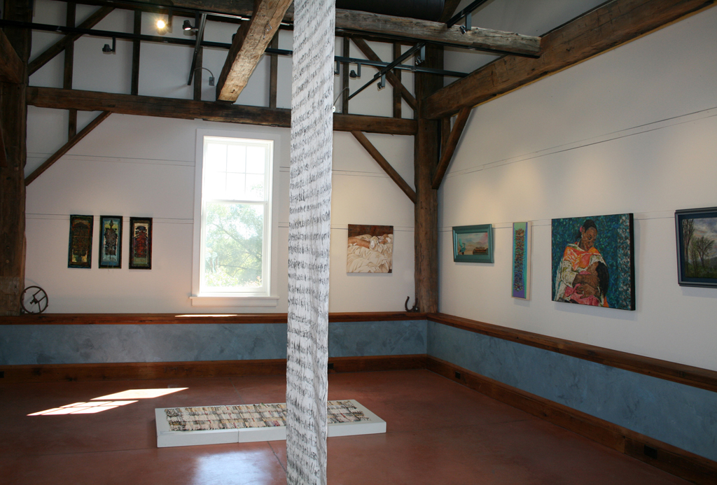 Installation view: Common Thread International exhibition, World of Threads Festival 2009.