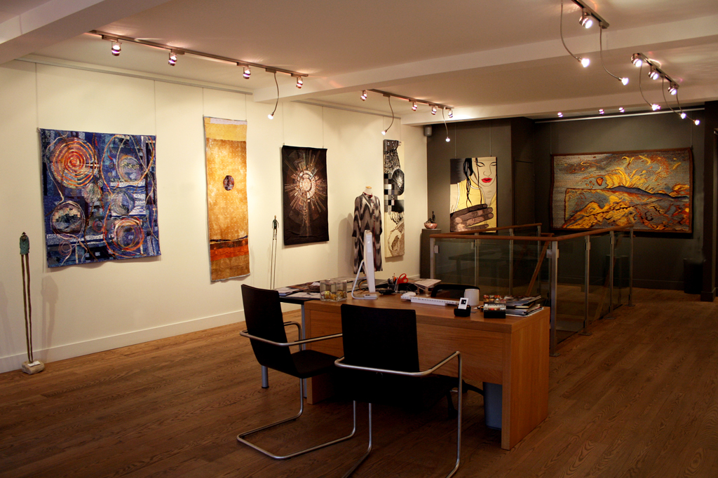 Installation view: Common Thread International exhibition Part 2, World of Threads Festival 2009.