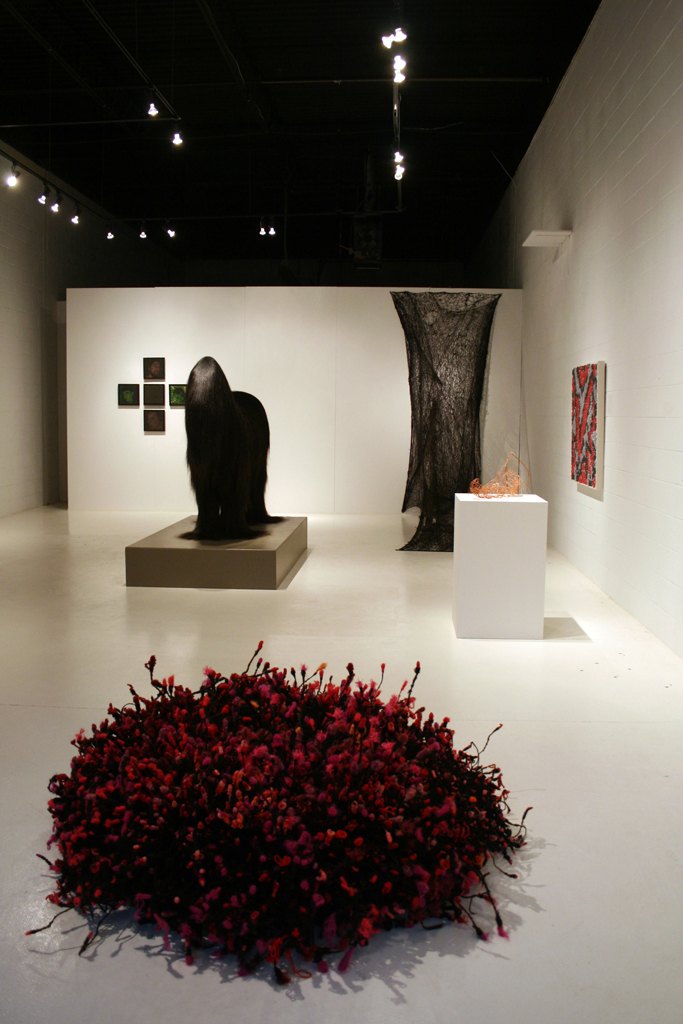 Installation view: Common Thread International exhibition Part 3, World of Threads Festival 2009.