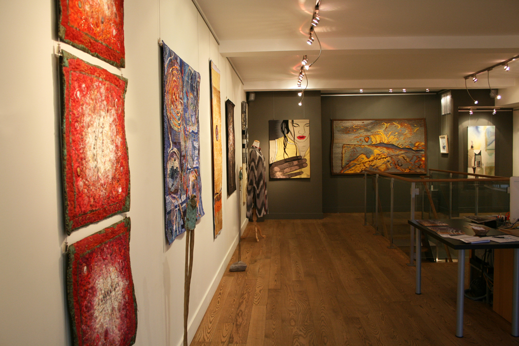 Installation view: Common Thread International exhibition Part 2, World of Threads Festival 2009.