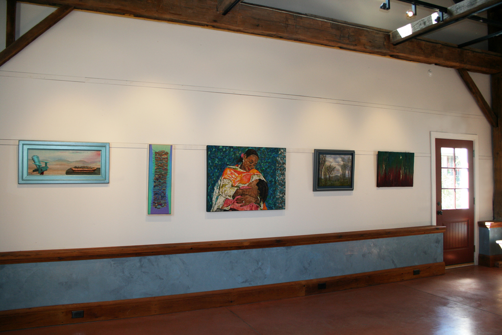 Installation view: Common Thread International exhibition, World of Threads Festival 2009.