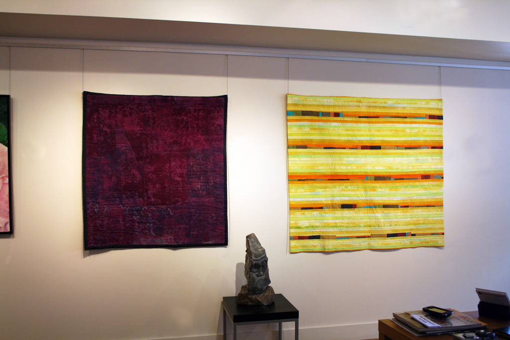 Installation view: Common Thread International exhibition Part 2, World of Threads Festival 2009.