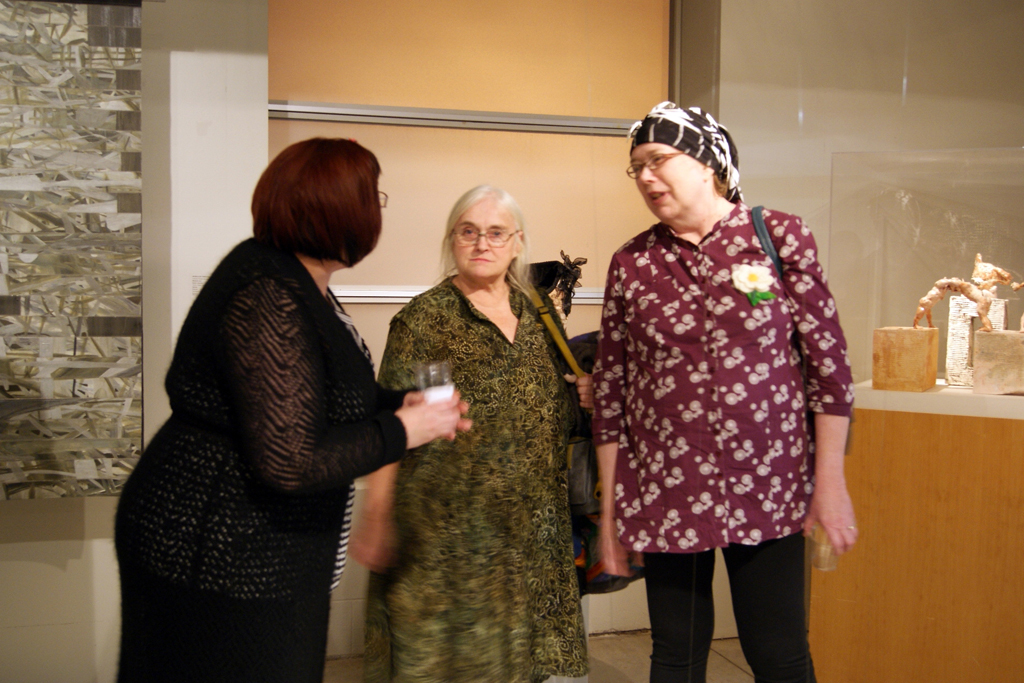 Artists Lisa Brunetta and Wendy O'Brien.