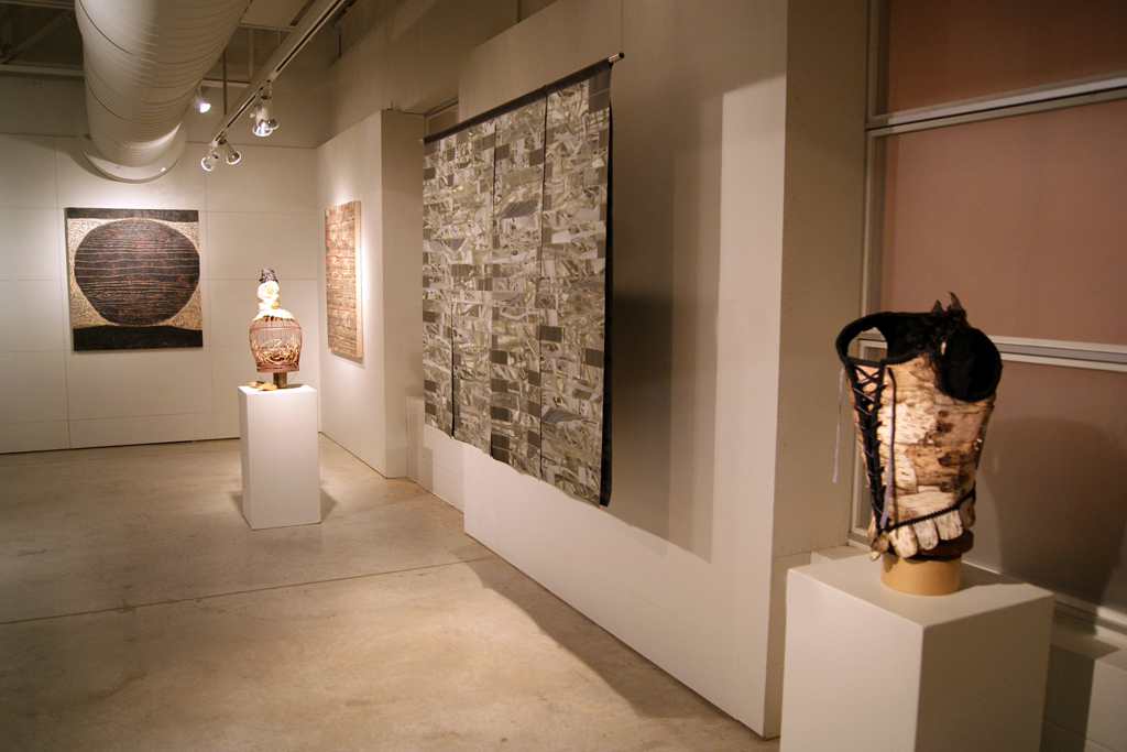 Artwork by L to R: Rochelle Rubinstein, Wendy O'Brien, Susan Lukachko, Wendy O'Brien.