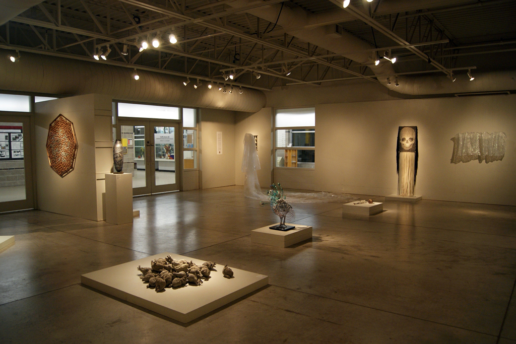Installation view of Memento mori exhibition.