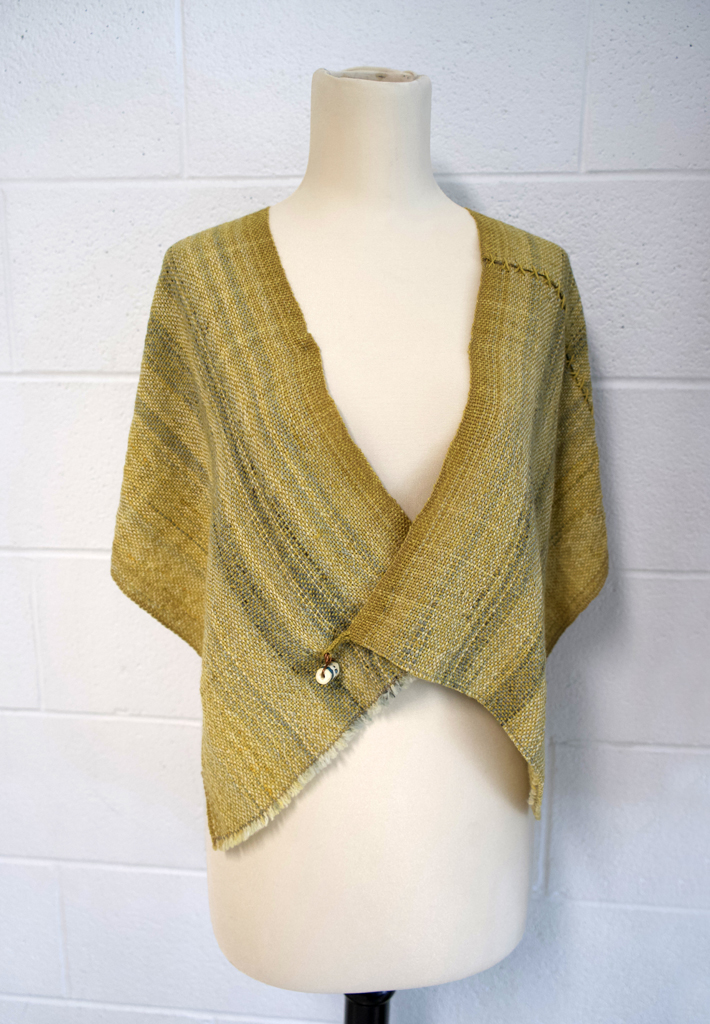 Asemetic Poncho, Miriam Kaufman, Cat Walk III, World of Threads Festival 2023-24.