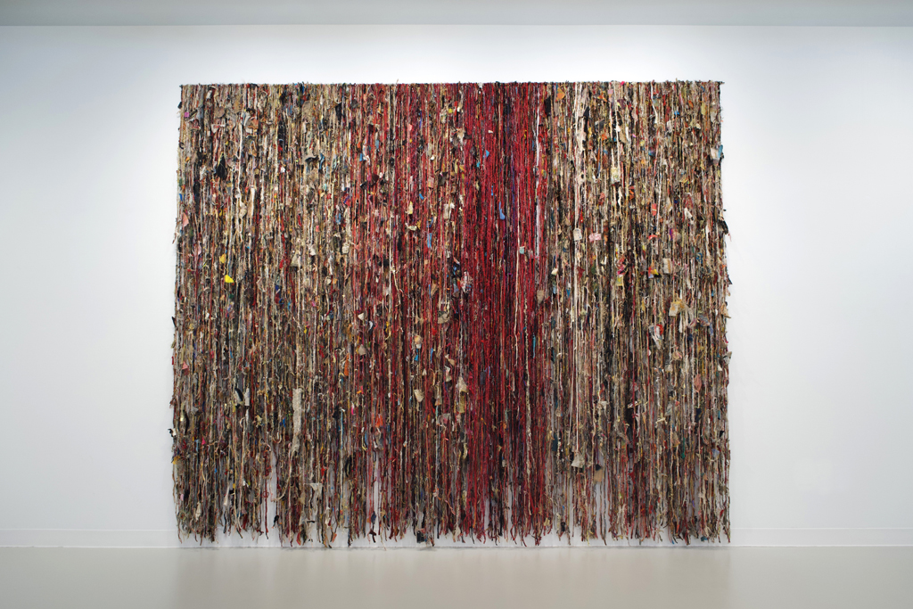 Melanie Siegel, Burning Earth, Amorphous exhibition, World of Threads Festival 2023-24.