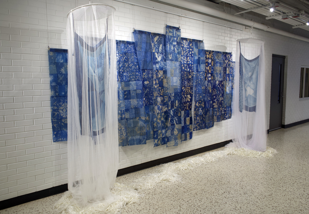 Elaine Whittaker and Kelley Aitken, Filamentos, Installations, World of Threads Festival 2023-24.