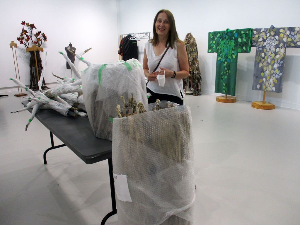 Artist; Barbara Cook arrives with The Cycle of Life installation, World of Threads Festival 2023-24.