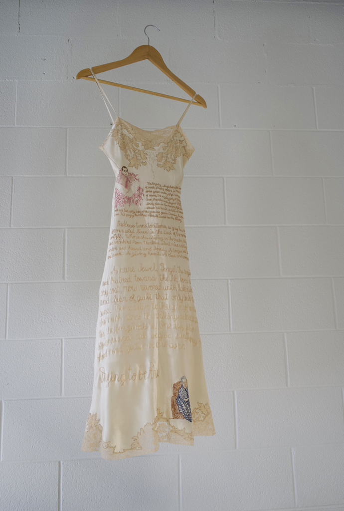 Tapestry of Secrets, Roz Ritter, Cat Walk III, World of Threads Festival 2023-24.