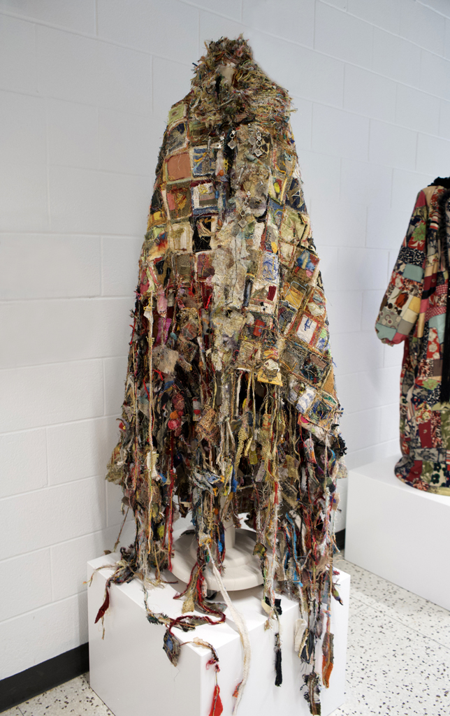 The Travelers Coat, Melanie Siegel, Cat Walk III, World of Threads Festival 2023-24.