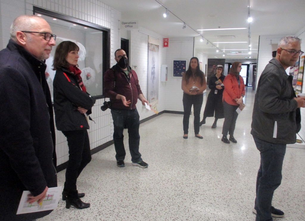 Tour for Town of Oakville Managers, Forever Covid, World of Threads Festival 2023-24.