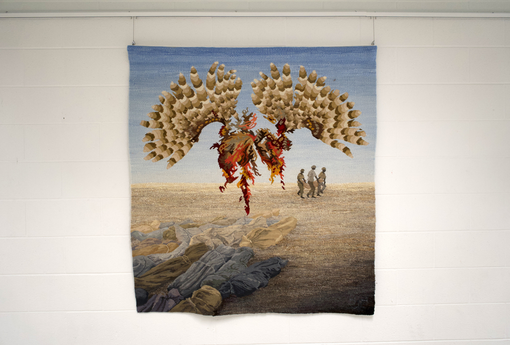 Will it Never End, Barbara Heller, Wings, World of Threads Festival, 2023-24.