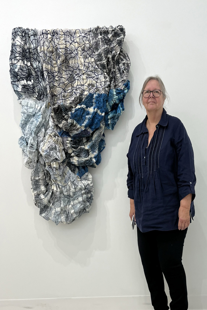 Anna Wagner Ott at the opening of the World of Threads Festival 2023-24.