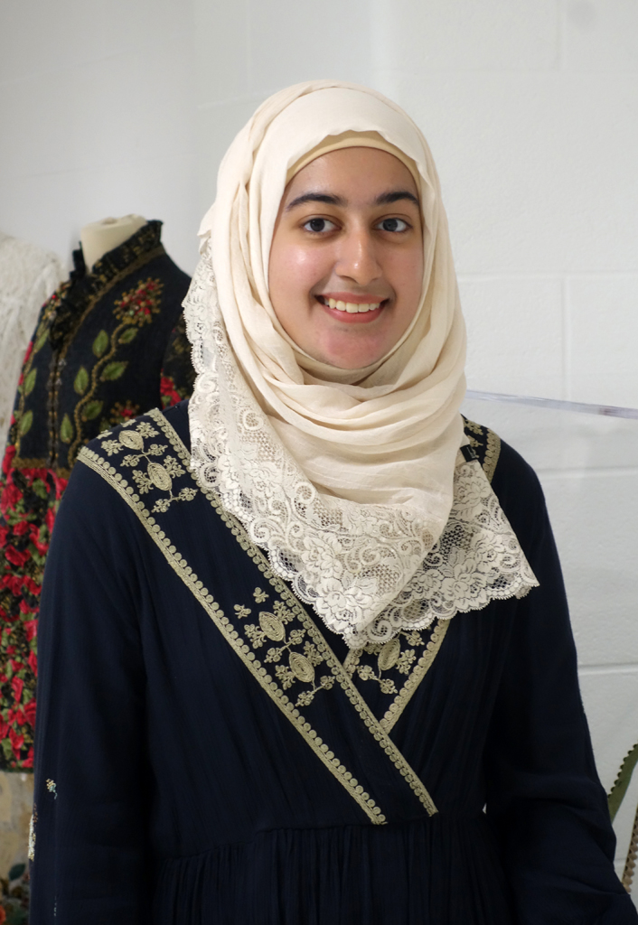 Hafsa Murtaza at the opening of the World of Threads Festival 2023-24.