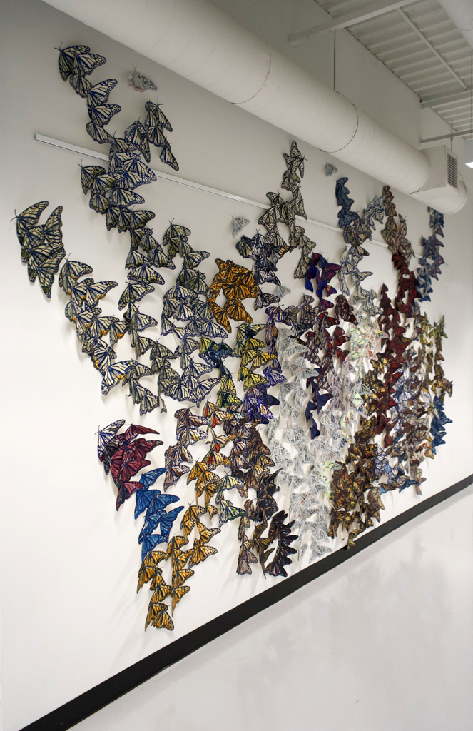 Lorna Livey, Safety in Numbers, Installations, World of Threads Festival 2023-24.