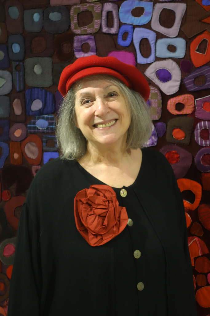 Susan Aviahai at the opening of the World of Threads Festival 2023-24.