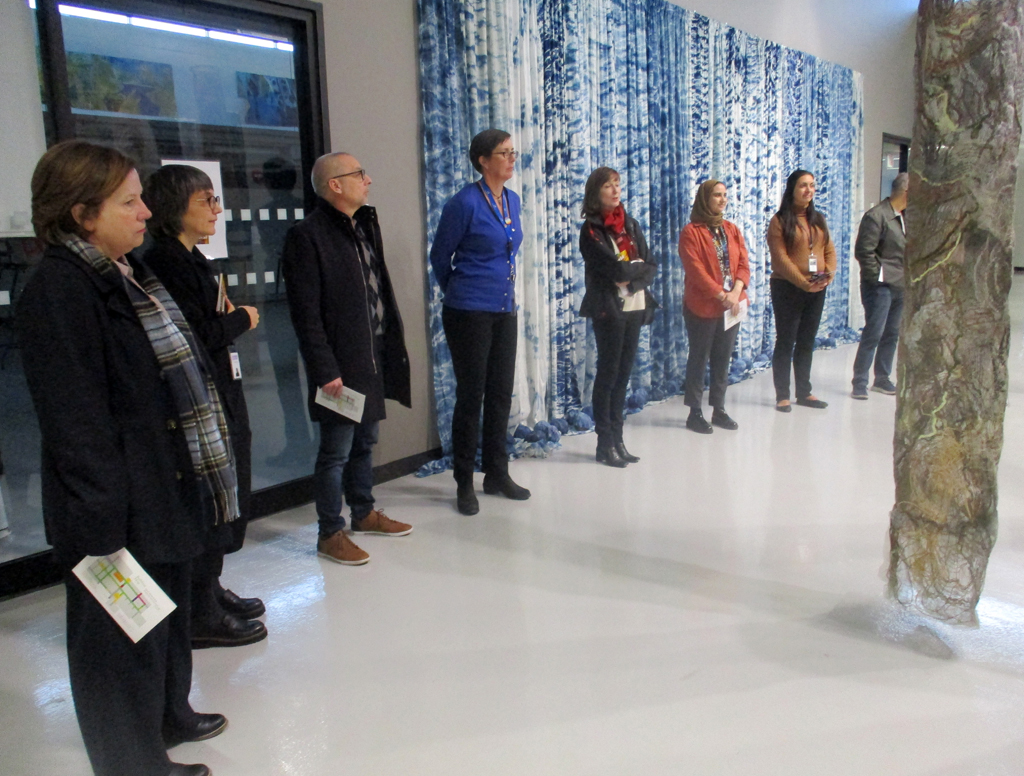 Town of Oakville managers visit  the World of Threads Festival 2023-24.