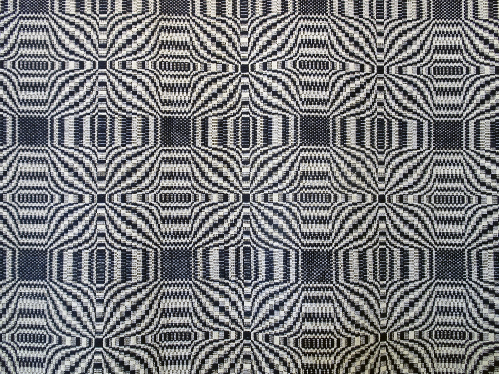 Blooming Leaf, detail, Karen LeBlanc, Cosmic Geometry exhibition, World of Threads Festival 