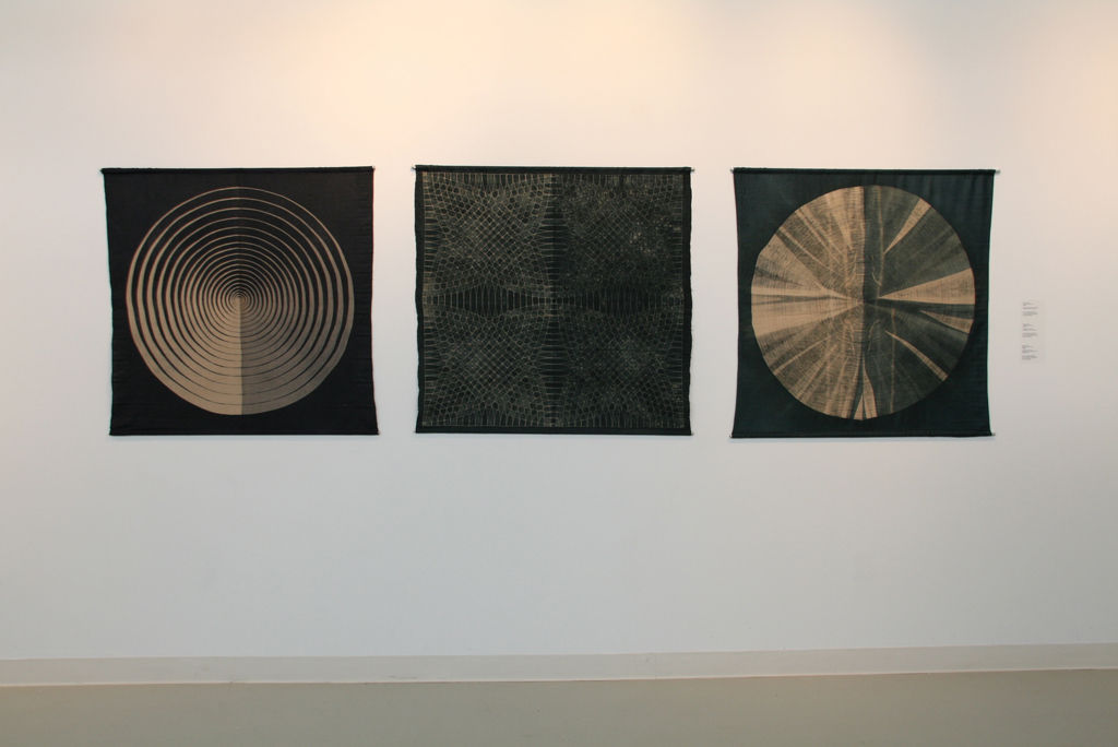Installation view: Neha Puri Dhir, Cosmic Geometry exhibition, World of Threads Festival 