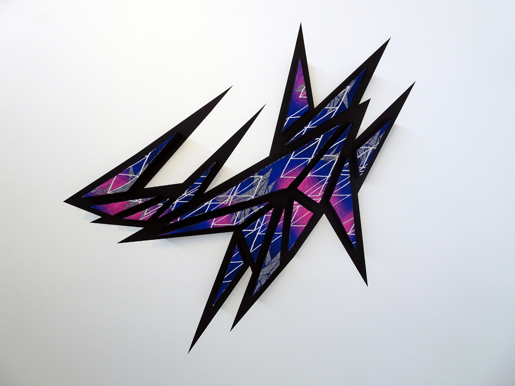 Optimus, Heather Macali, Cosmic Geometry exhibition, World of Threads Festival 