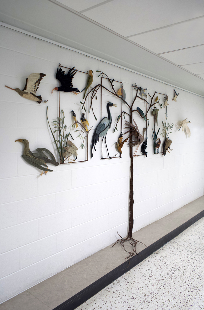 Birds of Prophecy, Carol Eckert, Wings, World of Threads Festival, 2023-24.