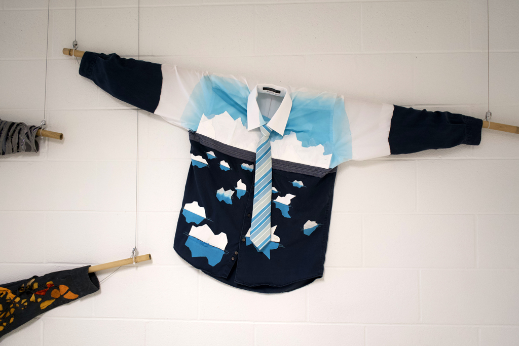 Rising Seas, Susan Avishai, Cat Walk III, World of Threads Festival 2023-24.