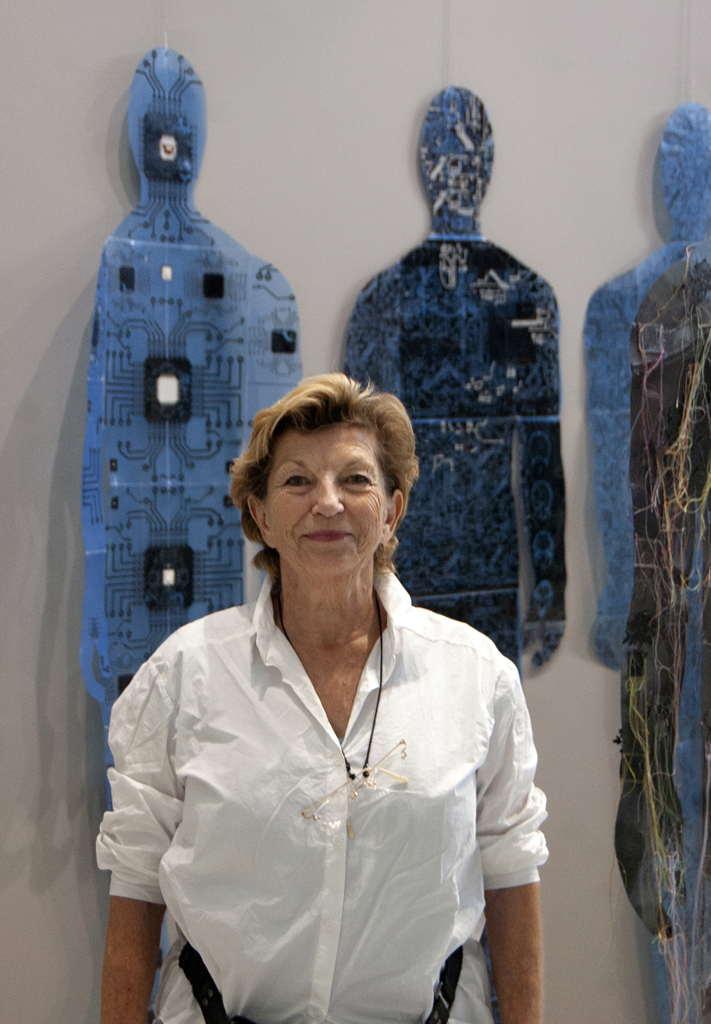 Brigitte Amargar at the opening of the World of Threads Festival 2023-24.