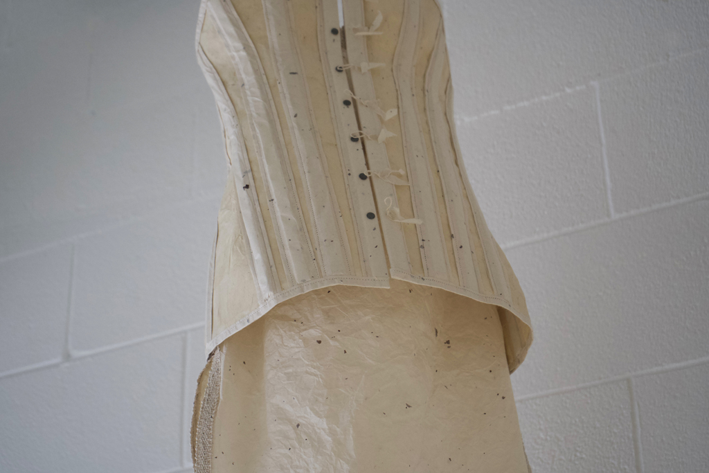 Gathering Thought, detail, Ilka Bauer, Cat Walk III, World of Threads Festival 2023-24.