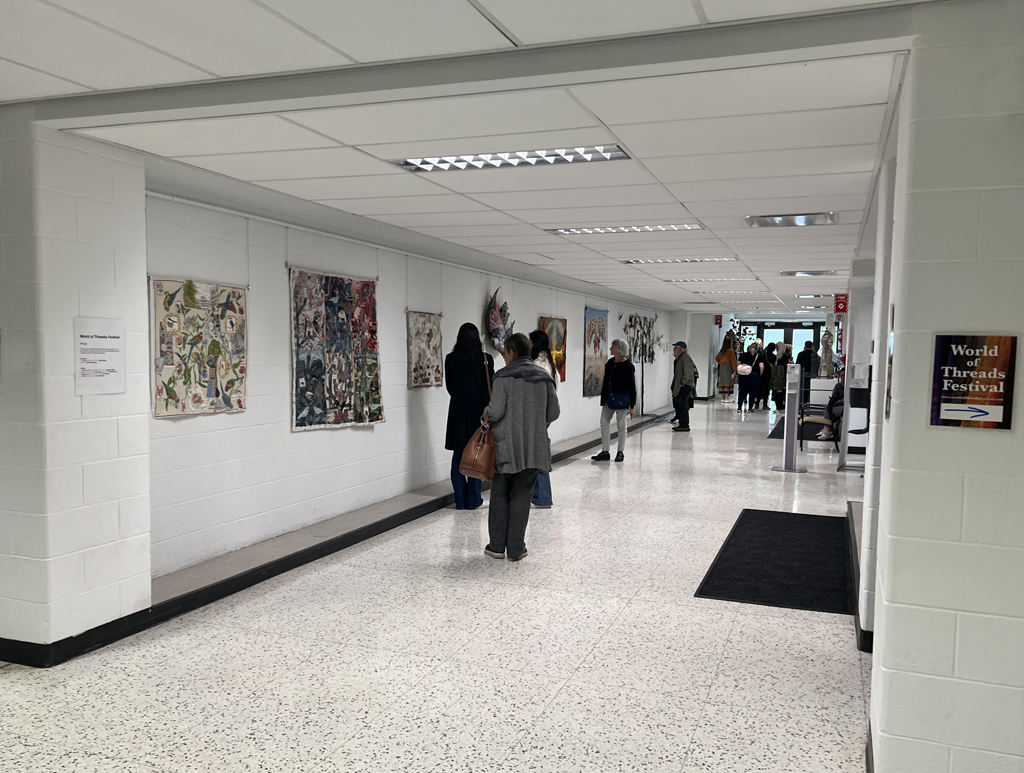 Visitors to the World of Threads Festival 2023-24.