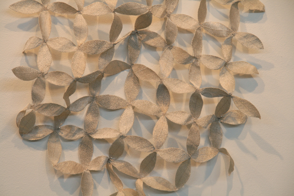 Matisse Puzzle, detail, Jennifer Crenshaw, Cosmic Geometry exhibition, World of Threads Festival 