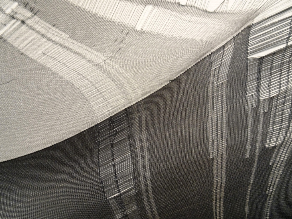 Nine Tales, detail, Joyce Watkins, Cosmic Geometry exhibition, World of Threads Festival 