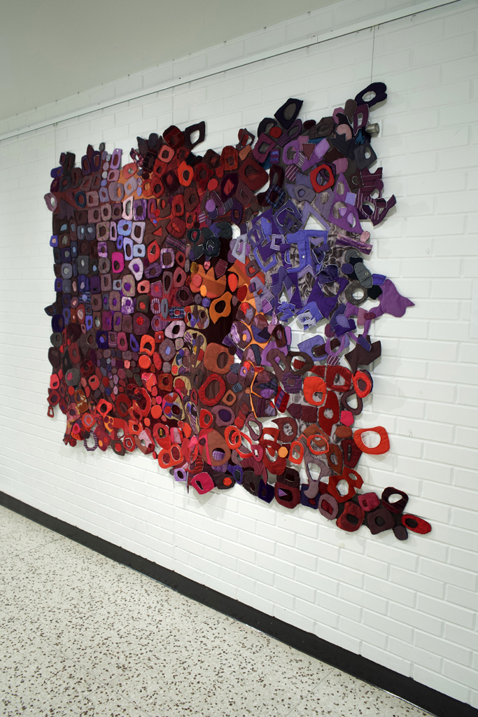 I Want to Bubble with Everyone, Susan Avishai, Forever Covid, World of Threads Festival 2023-24.