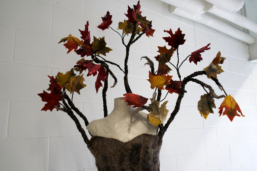 United Diversity, detail, Chris Liszak, Cat Walk III, World of Threads Festival 2023-24.