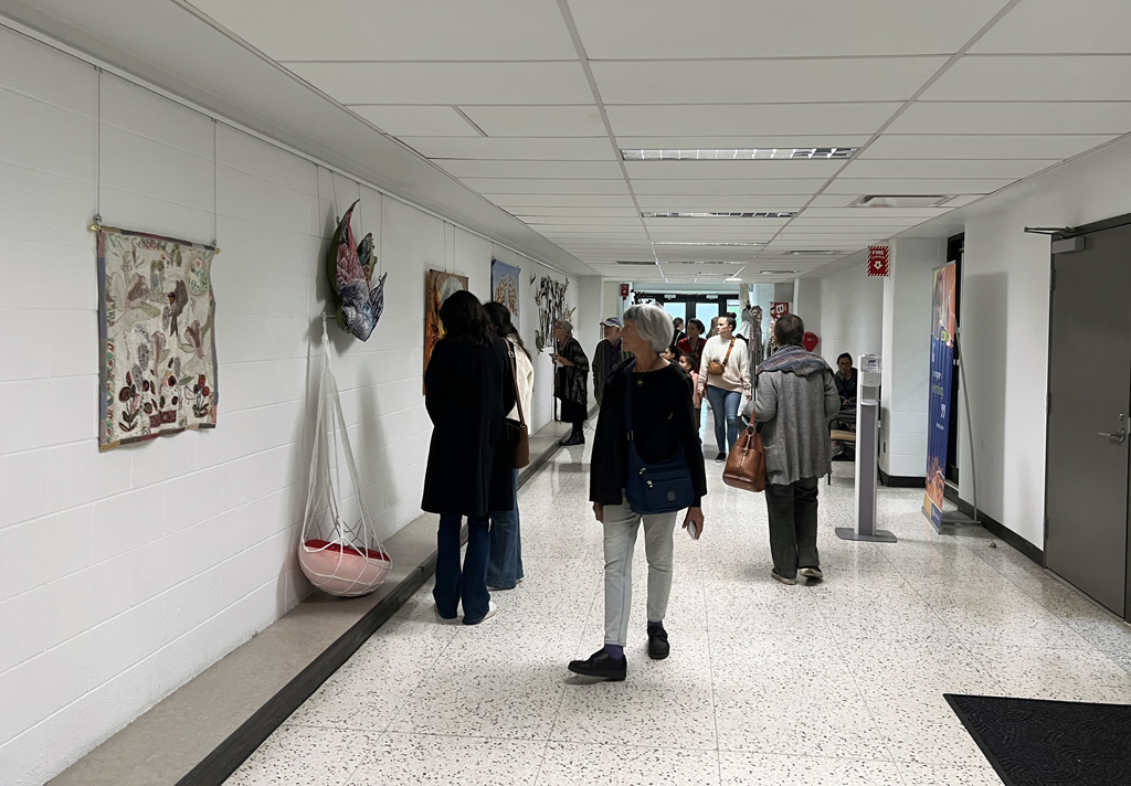 Visitors to the World of Threads Festival 2023-24.