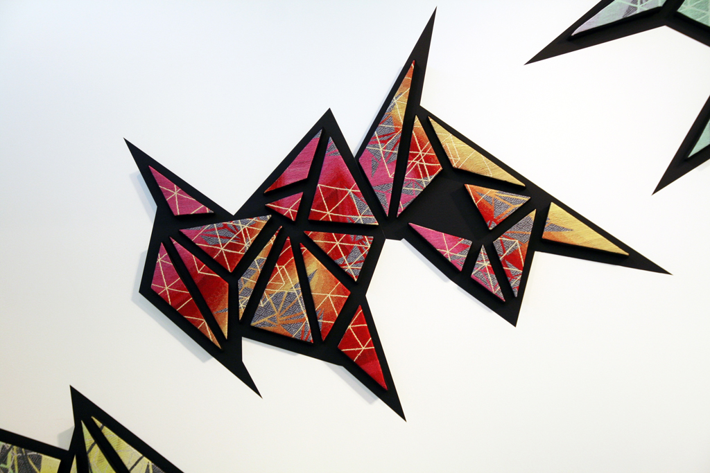 Grimlock, Heather Macali, Cosmic Geometry exhibition, World of Threads Festival 