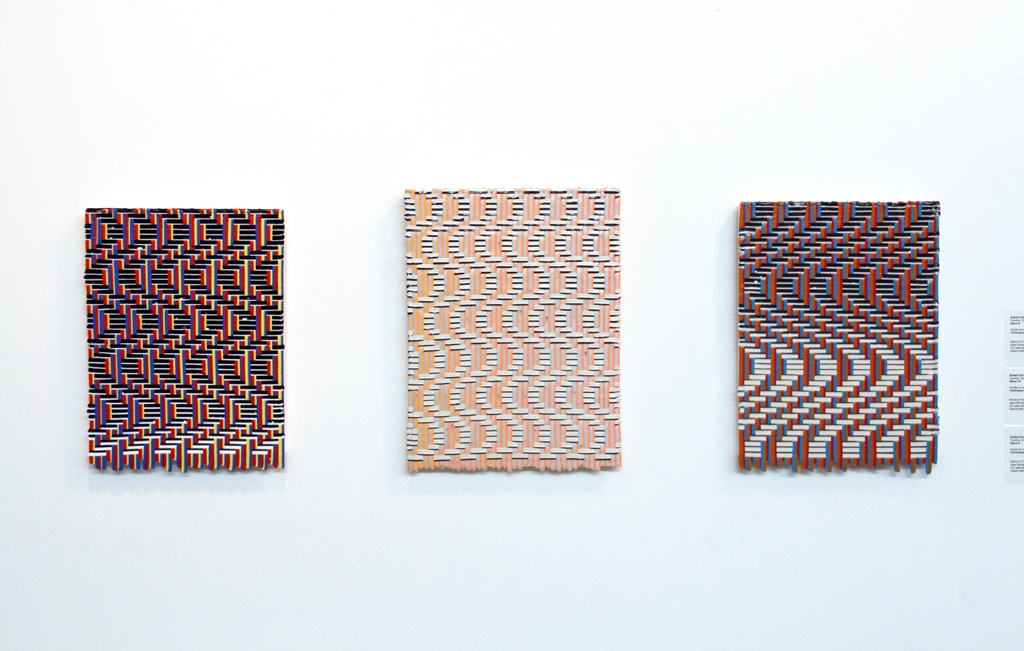 Wave 8, 6 and 9, Robert Davidovitz, Cosmic Geometry exhibition, World of Threads Festival 