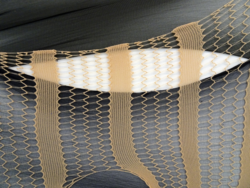 Nine Tales, detail, Joyce Watkins, Cosmic Geometry exhibition, World of Threads Festival 