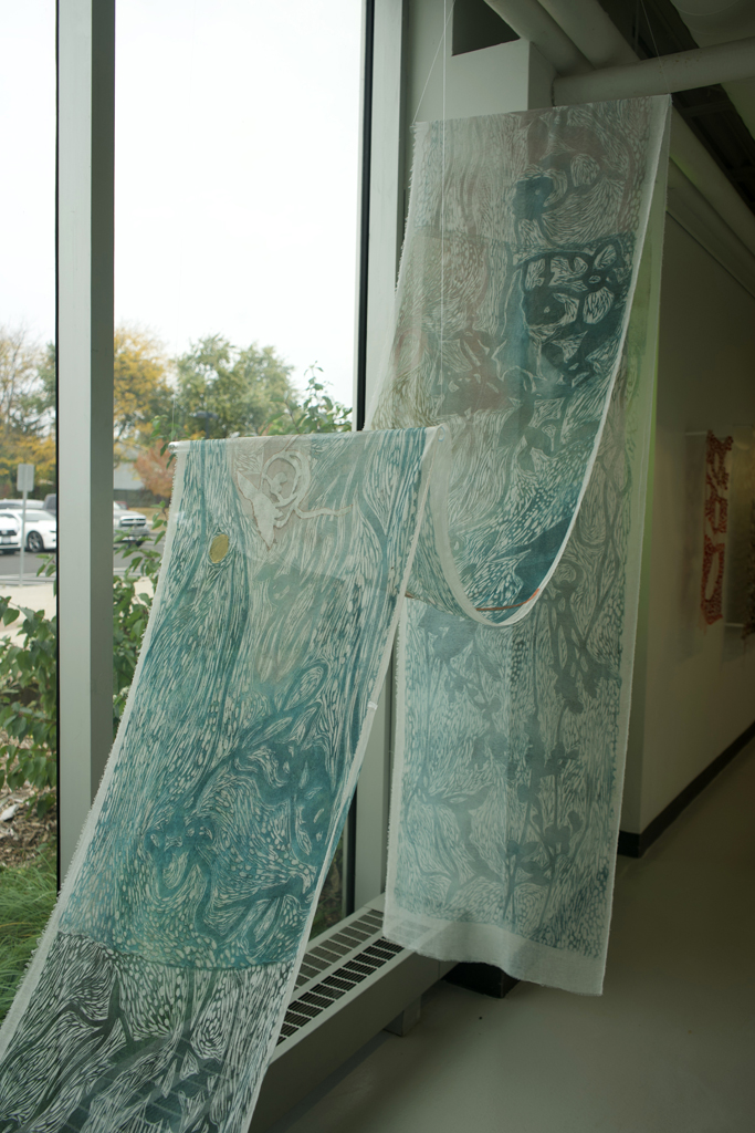 Flow, detail, Judy Major-Girardin, World of Threads Festival 2023-24.