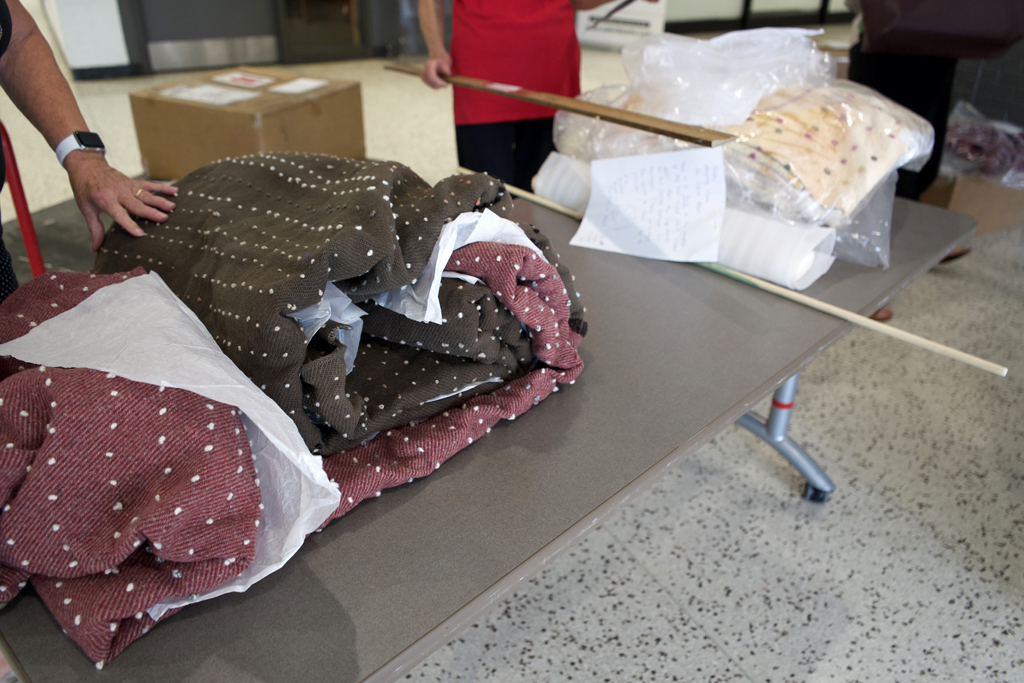 Unwrapping the Time installation, World of Threads Festival 2023-24.