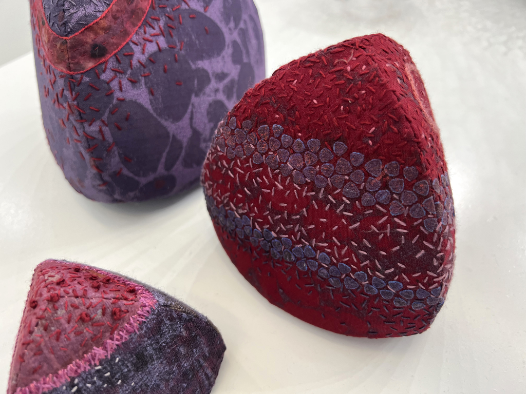 Touchstone Trinity, detail, Thomas Roach, Amorphous, World of Threads Festival 2023-24.