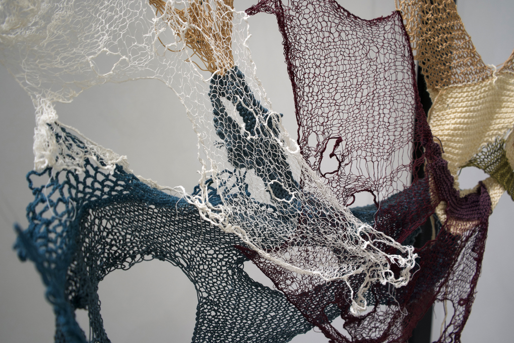 Artwork detail, Gopika Nath, Amorphous, World of Threads Festival 2023-24.