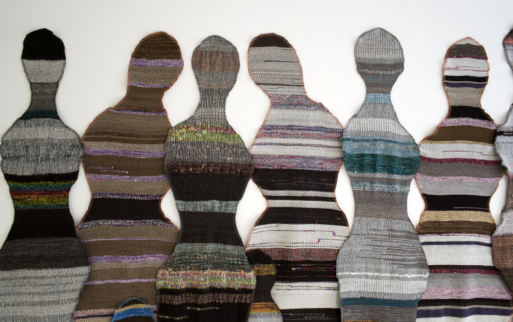 Beware the Ovine Conspiracy detail, Carolyn Carson, World of Threads Festival 2023-24.