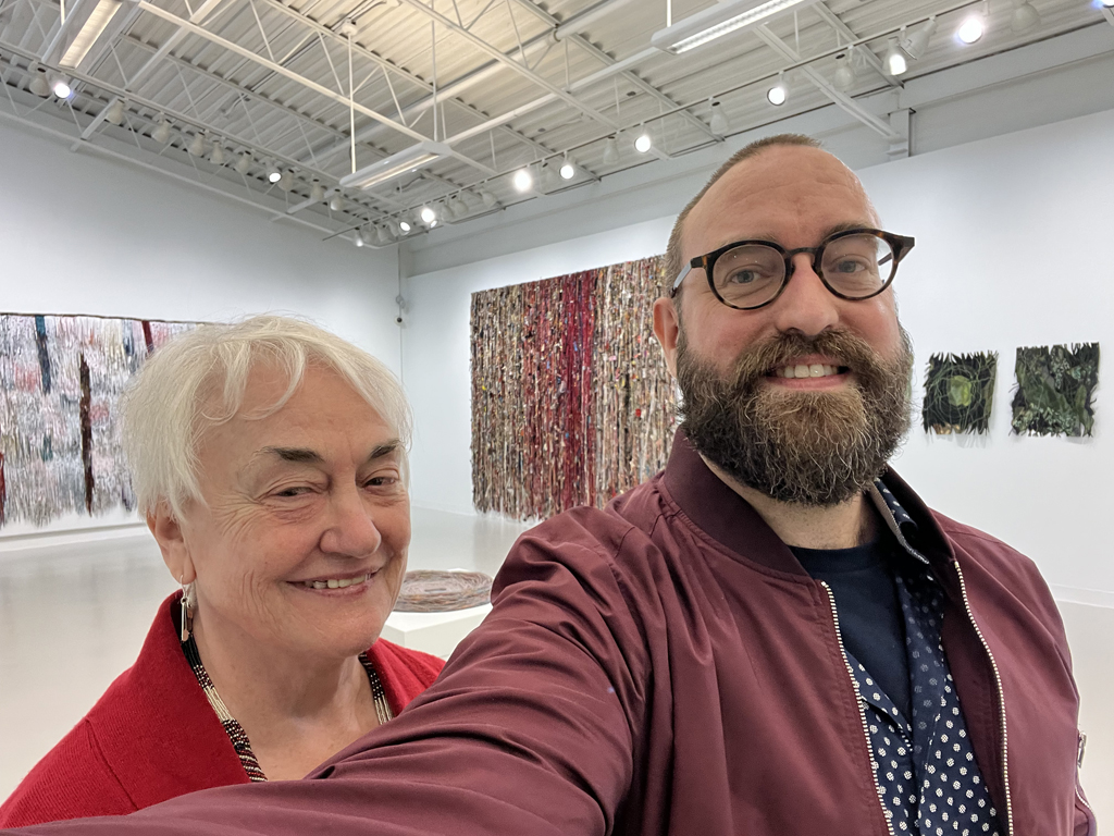 Curators: Dawne Rudman and Gareth Bate, World of Threads Festival 2023-24.