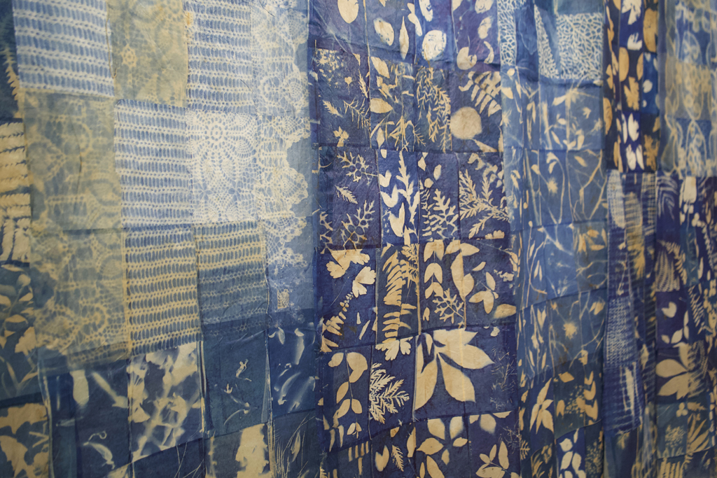 Elaine Whittaker and Kelley Aitken, Filamentos, detail, Installations, World of Threads Festival 2023-24.