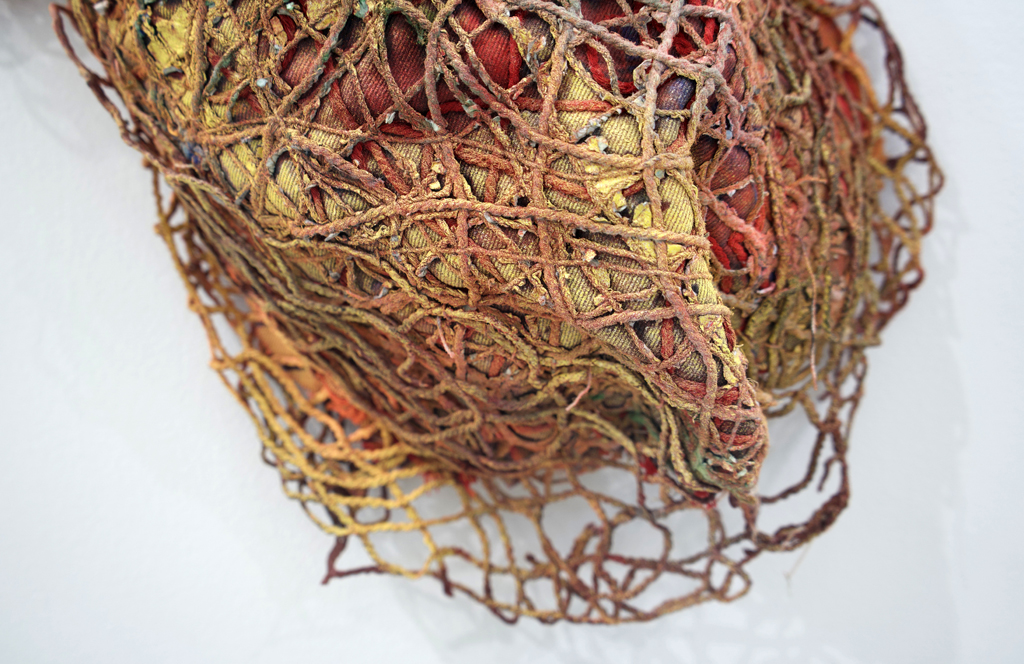 Scarab, detail, Anna Wagner-Ott, Amorphous, World of Threads Festival 2023-24.