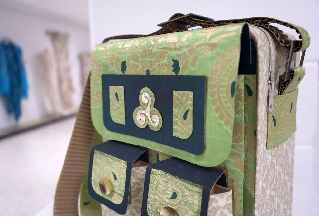 Brocade Shoulder Bag, detail, Hafsa Murtaza, Cat Walk III, World of Threads Festival 2023-24.