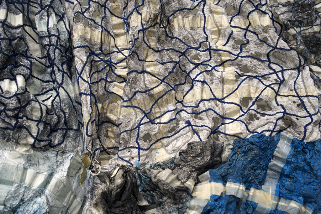 My Cocoon, detail, Anna Wagner-Ott, Amorphous, World of Threads Festival 2023-24.