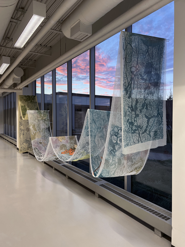 Judy Major-Girardin, Flow, Installations, World of Threads Festival 2023-24.